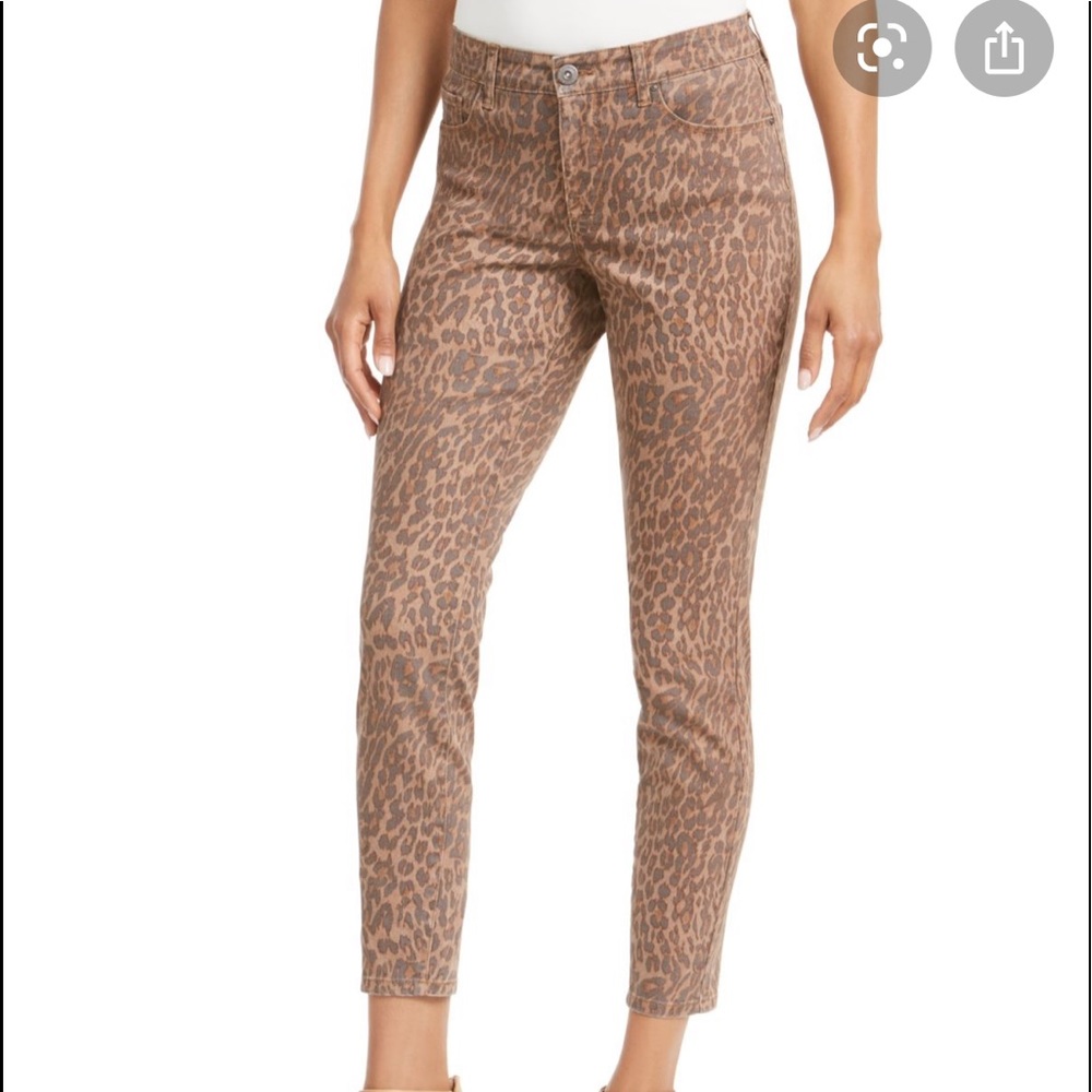 Style & Co Skinny Curvy Animal Print Jeans